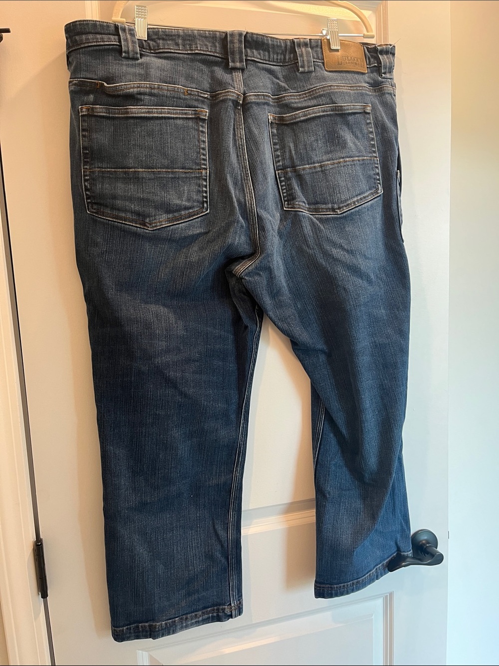 Duluth Trading Co Dark Blue Relaxed Fit Jeans